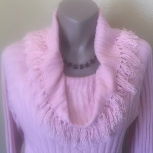 Cable Knit Pink Gorgeous Sweater 🌸 L